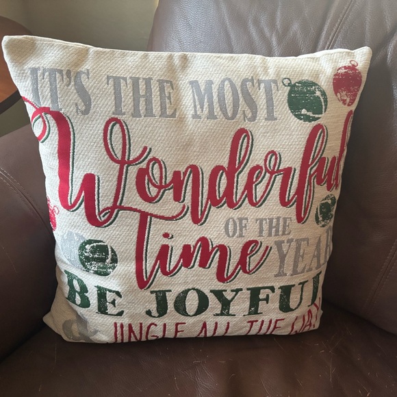 Red and Green Holiday Pillows for Festive Decor - Picture 1 of 3
